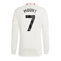 Moški Nogometni dresi Manchester United Mason Mount #7 Tretji 2023-24 Dolgi Rokav